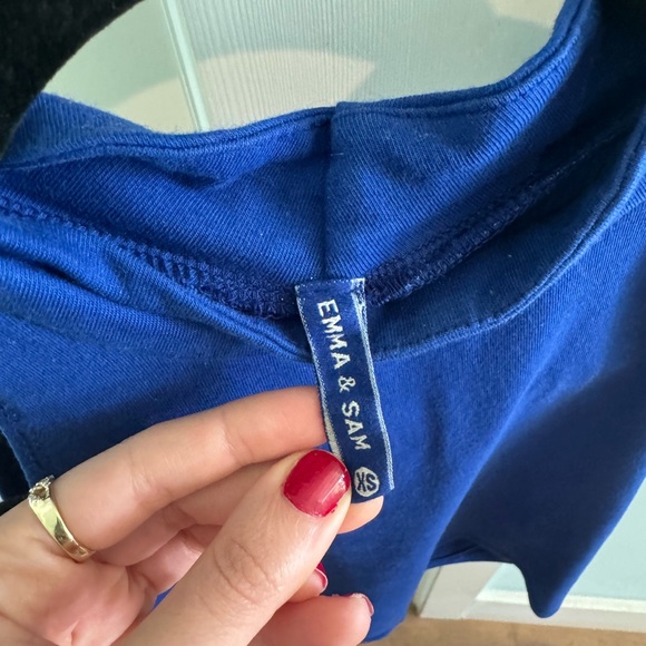 Blue halter top - Picture 3 of 3